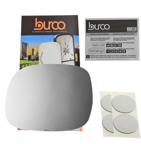 Fits 01-07 Sequoia Limited Driver Mirror Glass Lens w/Adhesive No Rear Mount