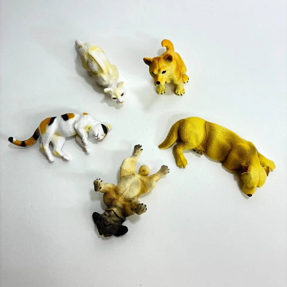 Capsule Collection Pet's Feelings Dog Cat Mini Figure Set of 5 Epoch Japan - Imagem 2 de 4