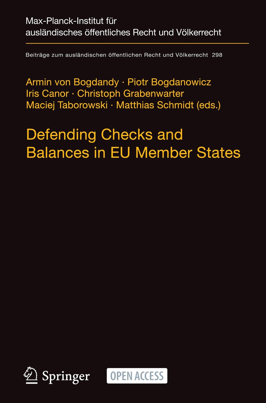 Thumbnail - Defending Checks And Balances In Eu Member States | Taking Stock Of