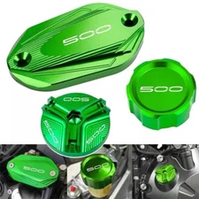 For Kawasaki Ninja 500 Z500/SE Brake Fluid Reservoir Cover Engine Oil Filler Cap