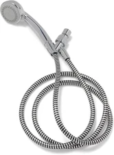 NEW! Medline Deluxe Handheld Showerhead w/ 3 Massage Functions & 7’ Hose, Chrome