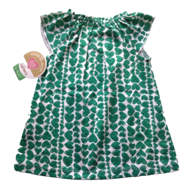 New Carters Dress short sleeve White with Green Hearts Girls baby 6-9 Months | eBay New Carters Dress short sleeve White with Green Hearts Girls baby 6-9 Months | eBay