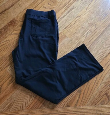 Baleaf Pants Active Travel Women's Size 2XL Petite Stretch Black (#50)