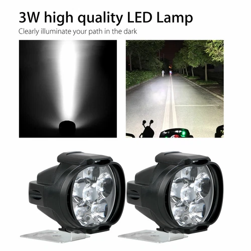 2pz Luci Fendinebbia Fendinebbia Universale Auto SUV Moto LED - Foto 6 di 11