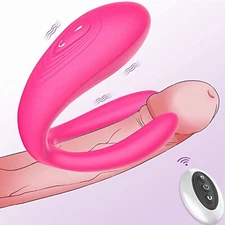 Nipple Clit G-Spot Massager Rabbit Dildo Vibrator 10 Vibrating Sex Toy for Women