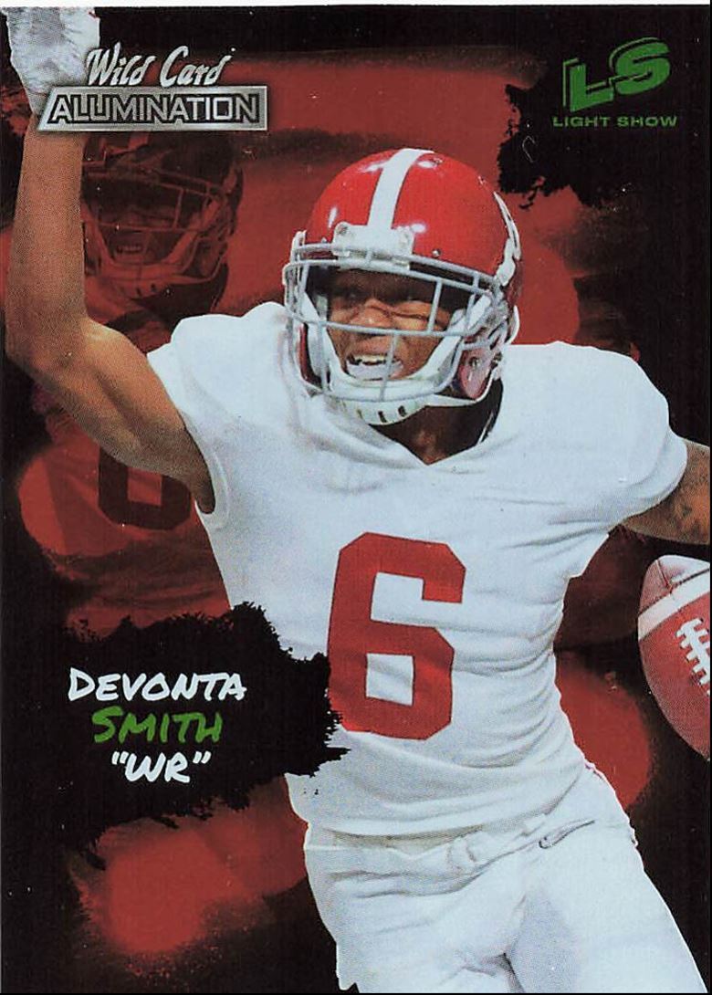 2021 Wild Card Alumination Devonta Smith #LS-16 Light Show