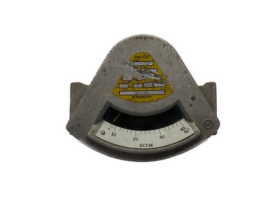 USED Erdco See-Flo 0-40SCFM MAX 200psig 1  NPT Flow Meter 3211-04T0