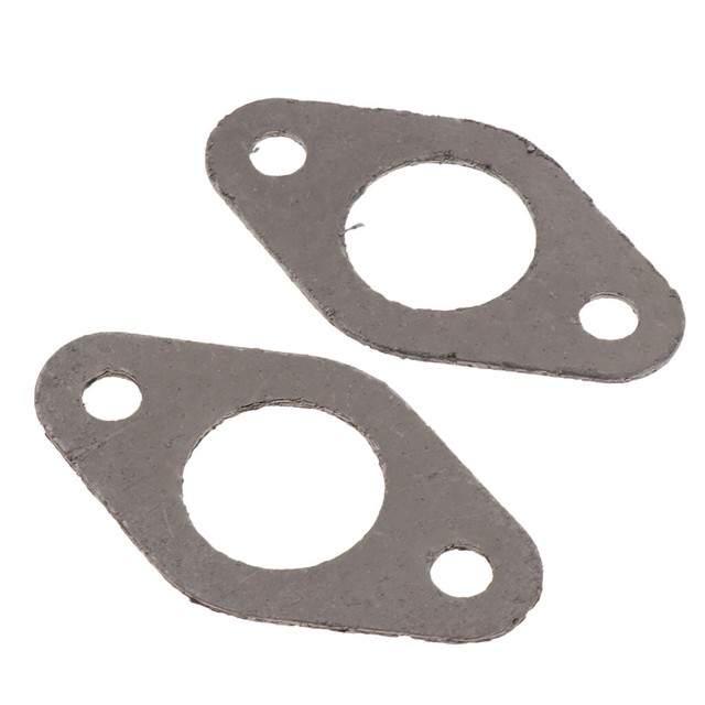 2pcs Exhaust Gaskets for Honda GX610 GX620 GX670, Metal, Silver eBay