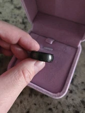 mens tungsten carbide black rings