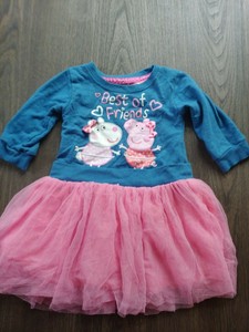 peppa pig long sleeve dress