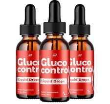  3 Pack Gluco Control Liquid Drops Healthy Blood Support - GlucoControl Drops