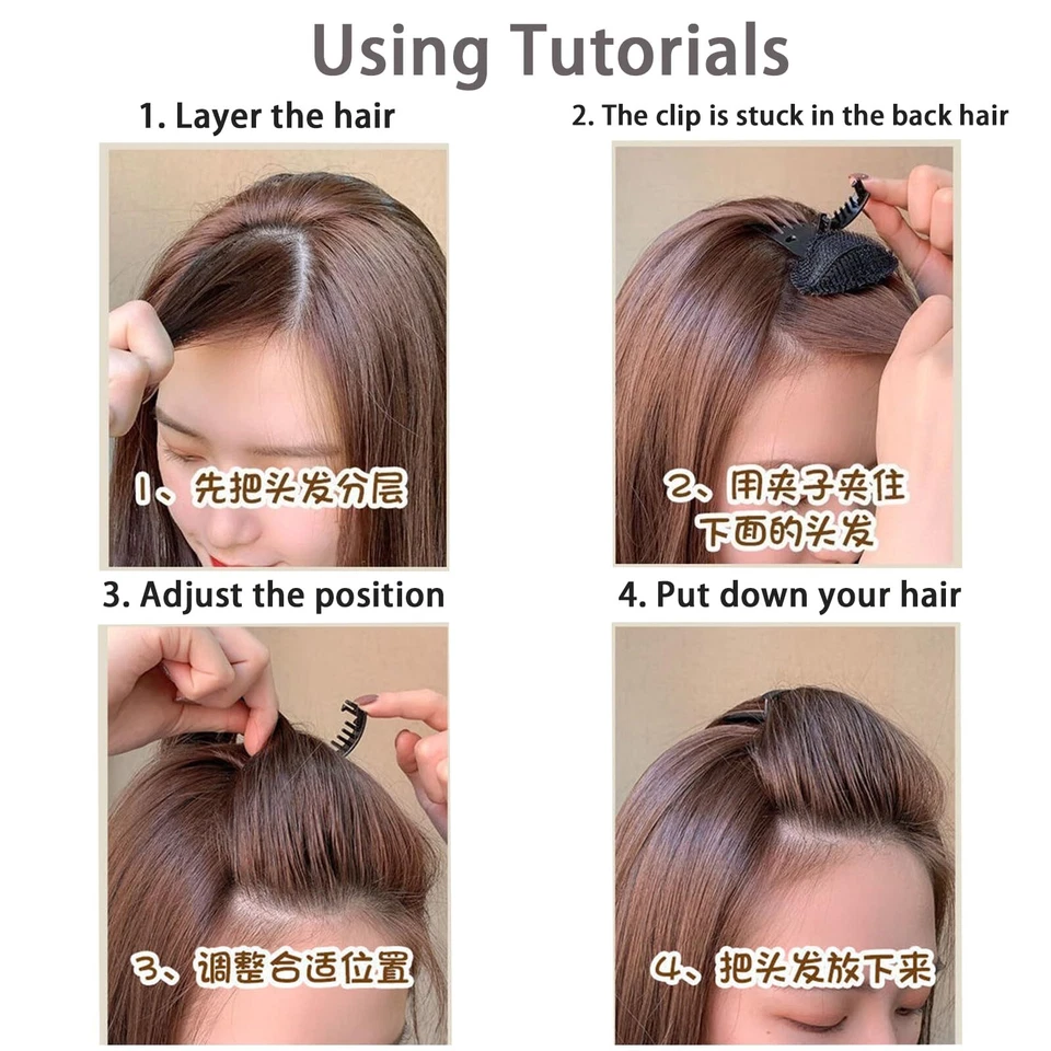 24 Pcs Hair Base Sponge Invisible Clip Comb Volume Tool for Hair Styling - Image 4 of 4