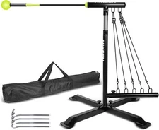 Baseball Softball Swing Trainer Aid, Adjustable Baseball Training Equipment
