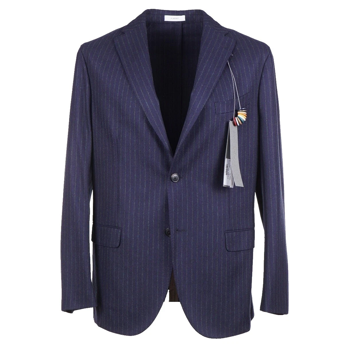 Wool Blend Striped Suits & Blazers for Men 46 Size