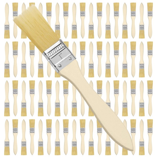 Kurtzy Malerpinsel 72 StüCk 3Cm Flachpinsel Lackpinsel Bastelpinsel Set-image