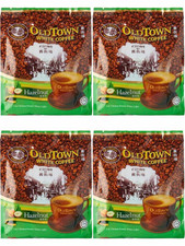 White Coffee 3 in 1 Hazelnut Instant Coffee 60 Sachets 4 Packs Malaysian Coffee
