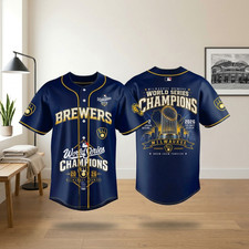 Milwaukee Brewers World Series Champions 2026 The Wait Is Over Baseball Jersey