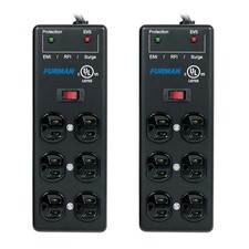 Furman SS-6B-PRO 15' 6-Outlet Surge Protector 2-Pack Bundle