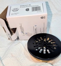 Delta DT051411-BL 4" Prefab Round Shower Drain, Matte Black