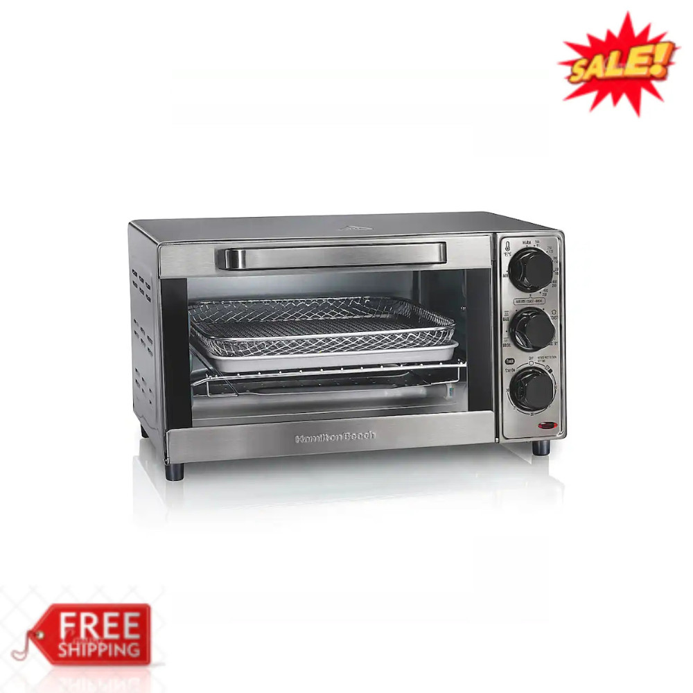 Hamilton Beach - Sure-Crisp 4-Slice Air Fryer Toaster Oven -