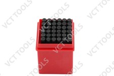 1/8" Steel Letter Number Stamp Set 36pc A  Z 0  9  Metal Leather Wood Punch