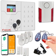 Alarme Maison sans-fil 3 à 4 pièces Système de Sécurité 4G Connecté