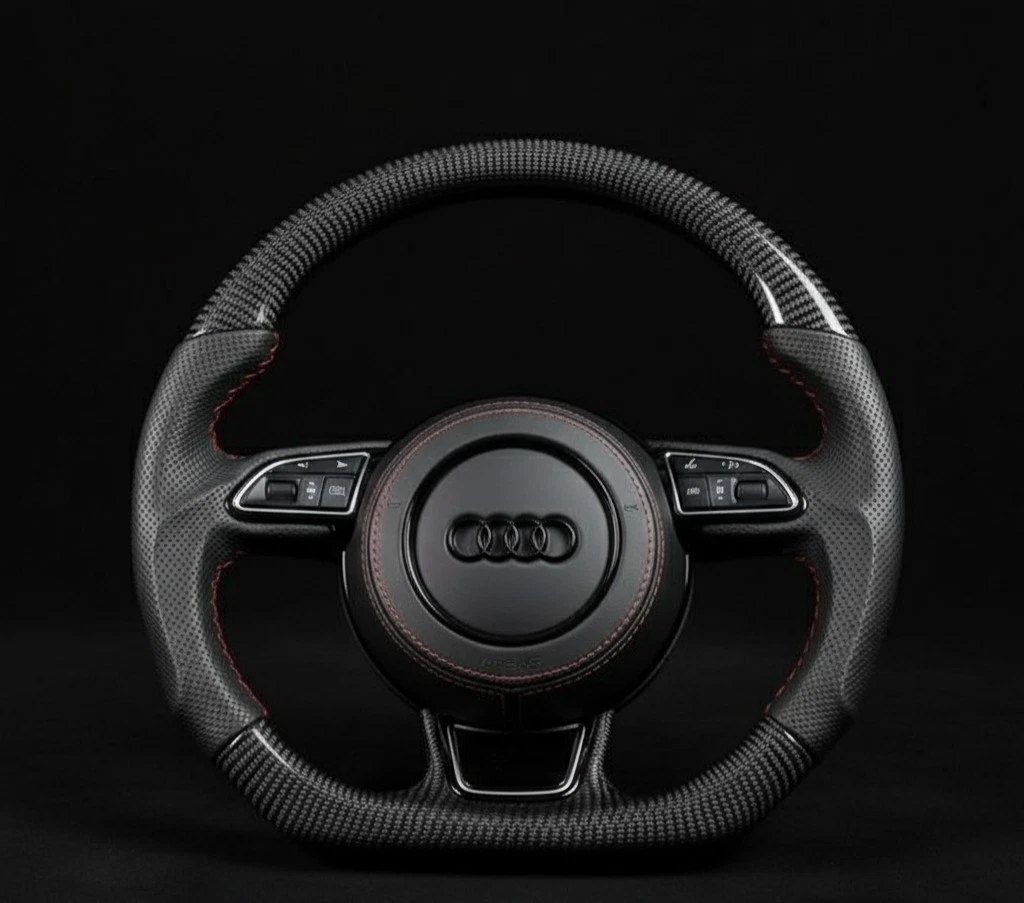 HIBEYO Auto schakelpeddel, 2 stuks, stuurwiel, verlenging, schakelpeddel, voor Audi A1, A3, A4L, A5, A6L, A7, A8, S4, S5, Q2, Q5L, Q7, TTS, vervangingsset, Sport Shift Paddles, schakelhendel, rood