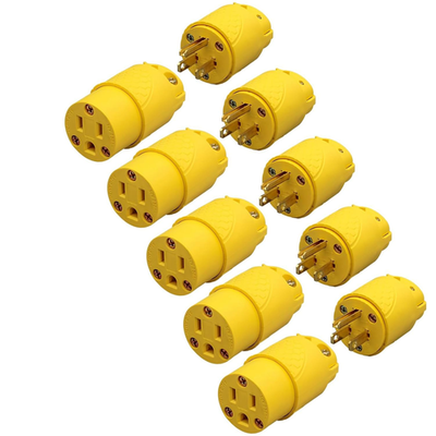 #ad Electrical Replacement Plug amp; Connector Set Extension Cord Ends Male and Female $27.75