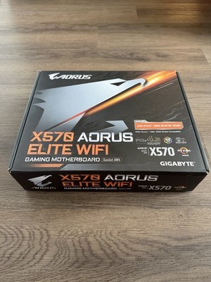 GIGABYTE X570 AORUS ELITE WI-FI GAMING MOTHERBOARD - BLACK