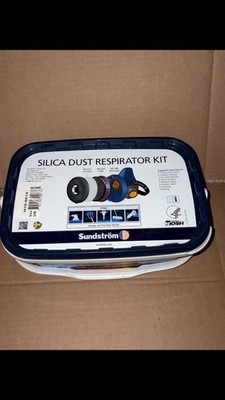 Sundstrom Safety Half Mask Air Purifying Respirator Silica Dust Kit - S/m