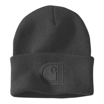 Carhartt Beanie schwarz. Uhrenhut. Unisex. Rippstrick. 100% ORIGINAL: M425706