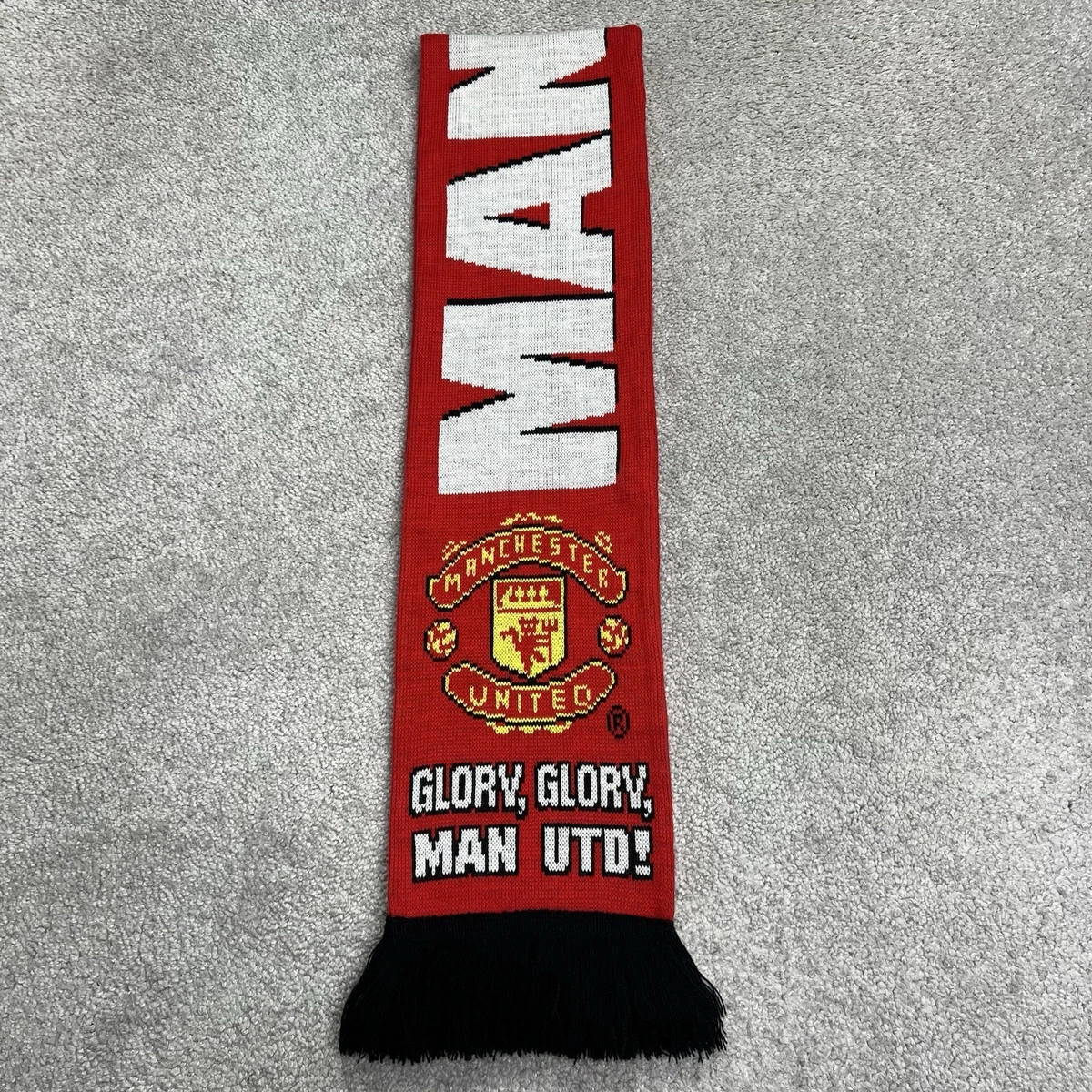 Manchester United FC Pride Of The North Écharpe unisexe, rouge/noir