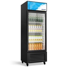 Commercial Display Refrigerator 1 Door 10 Cu. Ft Merchandiser Beverage Cooler