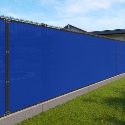 4' Privacy Screen Fence Windscreen Mesh Shade Net Sunshade Fabric Tarp Garden