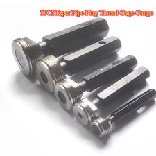 NPT 1/16" 1/8" 1/4" 3/8" 1/2" 3/4" 1"  2" Taper Pipe Plug Thread Gage Gauge