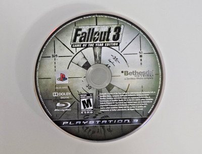 Fallout 3 - Game of the Year Edition GOTY (PS3, PlayStation 3) DISC ONLY