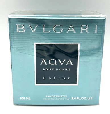 BVLGARI AQVA POUR HOMME MARINE EDT 3.4 FL OZ / 100 ML FOR MEN | SEALED IN BOX