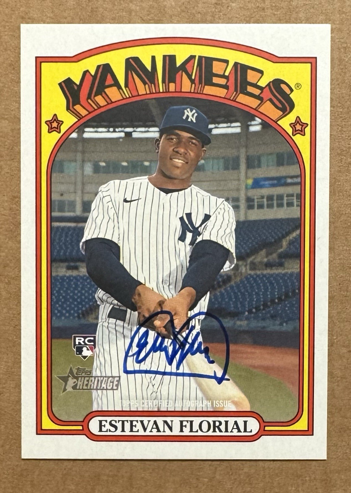 2021 Topps Heritage High Number - Real One Autographs Estevan Florial #ROA-EF