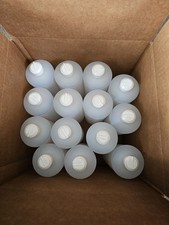 32 oz Natural Plastic Bottle with Flip Top Lid box of 14