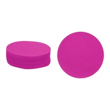 24Pcs Carpet Spot Markers Floor Circle Dots for Classroom Rose Red