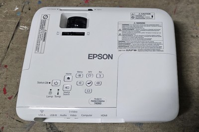 Epson PowerLite Home Cinema 740HD 3LCD Projector | eBay