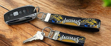 Jacksonville Jaguars Keychain Wristlet Key Chain Key Fob Zipper Pull Keychains