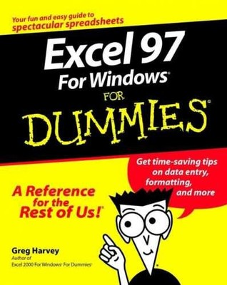 Excel 97 For Windows For Dummies - Paperback, by Harvey Greg - Acceptable n