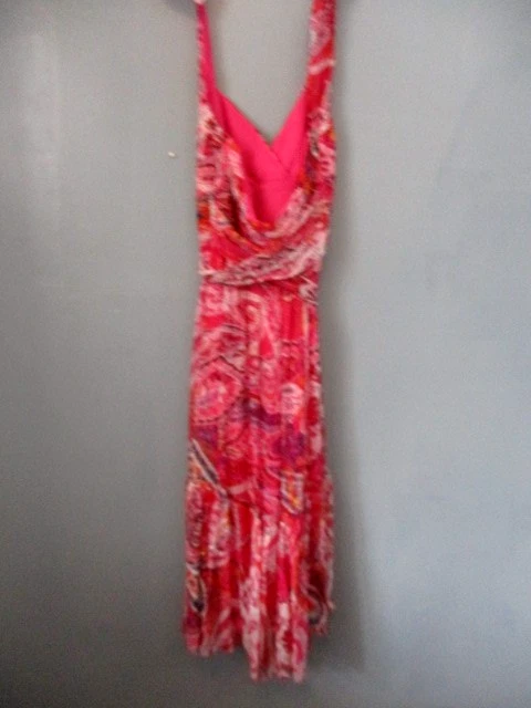 ADRIANNA PAPELL OCCASIONS FORMAL SILK DRESS, SIZE 4 - Image 4 of 4