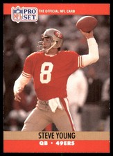 Steve Young 1990 Pro Set #645 49ers NFL READ FREE SHIPPING AutographDen