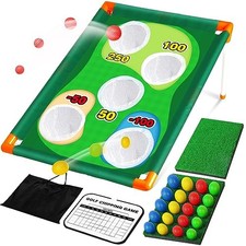 Golf Cornhole Game Golf Corn Hole Set Chipping Golf Game 1 Pack Golf Cornhole