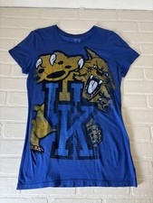 Kentucky Wildcats Shirt Womens 2XL Blue NCAA Basketball My U Mascot Graphic