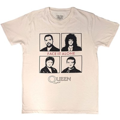 Queen Face It Alone Squares T Shirt