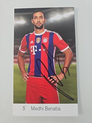 MEDHI BENATIA Autograph Autographed Original AUTOGRAPH CARD