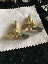 Vintage Swank Pistol Cufflinks